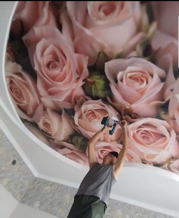 Натяжной потолок: Натяжной потолок Матовое, 3D потолки, Глянцевое — 23