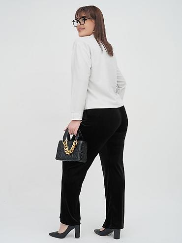 Блузки: Блузка из ткани с люрексом идеально дополнит ваш образ как деловой / — 4