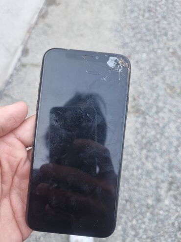 iphone 13 купить в рассрочку: IPhone X, Колдонулган, 256 ГБ, Кара, 100 %