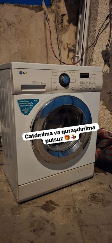 lg ka 10: Paltaryuyan maşın LG, 6 kq, İşlənmiş
