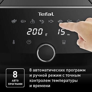 tefal: Аэрогриль Tefal Easy Fry Mega EY855D10 - Объем корзины: 7,5 л — — 8