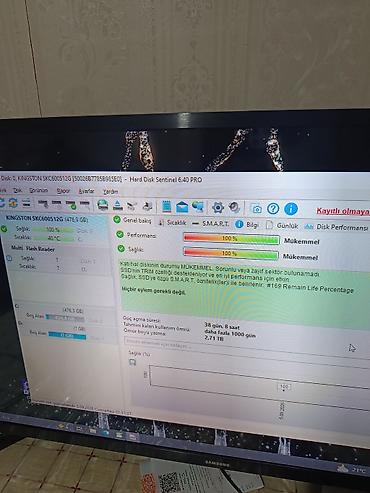 fury ssd: Daxili SSD disk Kingston, 512 GB, 2.5", İşlənmiş — 3