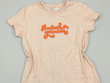 t shirty pomarańczowy: T-shirt, Cropp, S, stan - Dobry