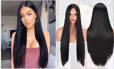 Perike i klipse: 🎀poluprirodne kanekalon perike🎀 ‼peru se peglaju i uvijaju‼ ⚠️novo⚠️ — 7