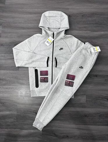 nike tech fleece: Спортивный костюм L (EU 40), XL (EU 42), 2XL (EU 44), цвет - Серый