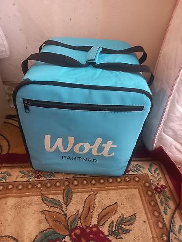 Оборудование для ресторанов, кафе: Wolt Partner termo çatdırılma çantası və şəffaf vizorlu kaska dəsti - — 2