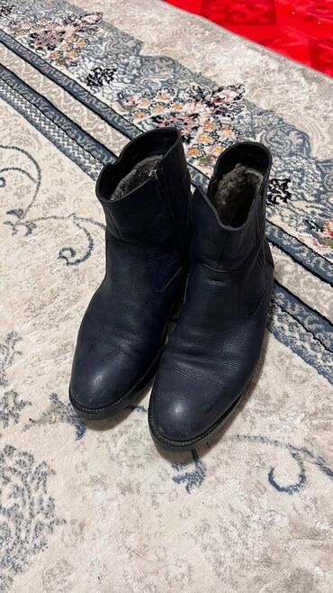турецкая женская обувь больших размеров: Мужские ботинки, 40, Gabor, Б/у, цвет - Черный