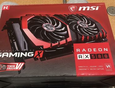 жёсткий диск новый: Videokart MSI Radeon RX 580, 8 GB, Yeni
