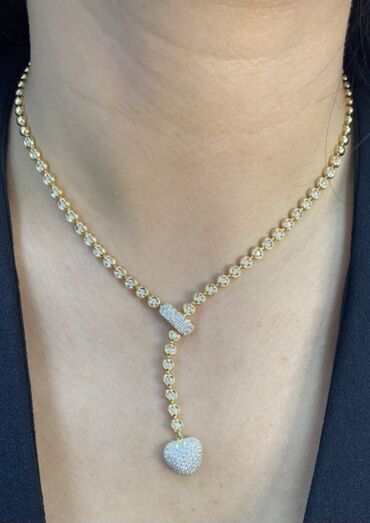 золотые подвески: Necklace, Үлгүсү 750, Аялдарга, Жаңы