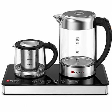 №: 4991 Məhsulun adı: Elektrik çaydanı və dəmlik Bergamo BG-TM2408SGD