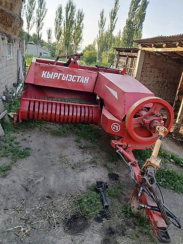унаа тетиктери: Пресс-подборщик киргизского производства ППР‑Ф‑16М‑5 (надпись — 1