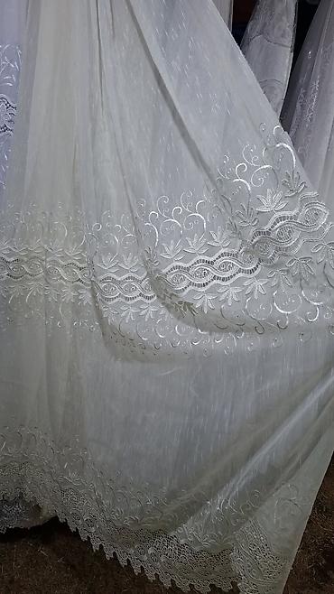 Zavese i draperije: Zavese od tila sa bogatim vezom - Materijal: proziran til (mrežasta — 17