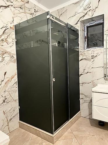 Душевые перегородки и ограждения: Ассалом Алейкум! Айнектен Душ жазайбыз ! Айнек Печкада бышырылат ! — 10