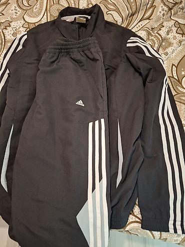 palto qara: İdman dəsti, Adidas, M, rəng - Qara — 4