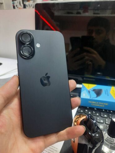 sac qurudan fen: IPhone 16, 128 GB, Qara
