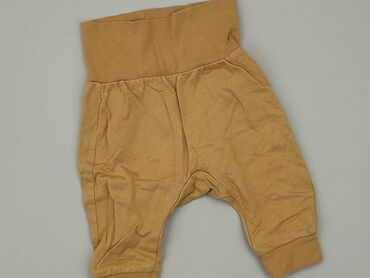 brązowe skórzane sandały na koturnie: Sweatpants, H&M, 0-3 months, condition - Very good