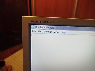 on screen 3: Monitor LG monitor Flatron L204WS Ima ogrebotine na ekranu. Bez — 3