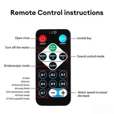 Sijalice: LED rotirajuća disko sijalica sa daljinskim upravljačem - Višebojni — 3