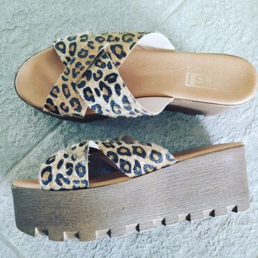 Γυναικεία είδη Υπόδησης: Brand new animal print flatform Luigi 41 πολύ ελαφρύ και άνετο