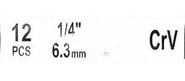 Setovi ručnog alata: YATO YT-12007 – set sigurnosnih Torx nastavaka (Star Tamperproof) — 8