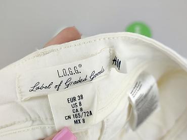 koszulki basic hm: H&M L.O.G.G., Spodnie materiałowe damskie, rozmiar M — 4