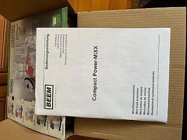миксер для хлеба: BEEM Compact Power-MiXX — универсальный кухонный комбайн Функции: - — 7