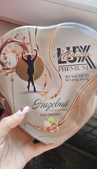 Чай, кофе, напитки: Melissa LUX Premium Hazelnut – sürətli həll olunan türk qəhvəsi — 1