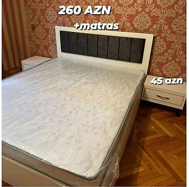 Yeni, İkinəfərlik çarpayı, Bazasız, Matras ilə, Siyirməsiz, Azərbaycan