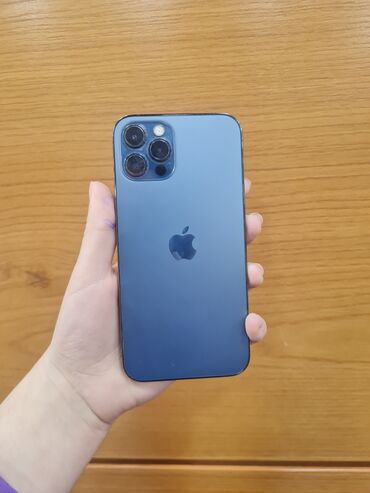 Apple iPhone: IPhone 12 Pro, 128 GB, Blue Titanium, Simsiz şarj, Face ID