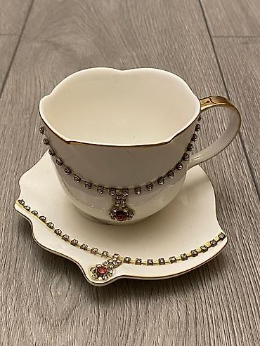 royal qazan desti: Çay dəsti, rəng - Ağ, 6 nəfərlik, Türkiyə — 1