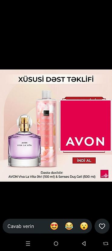 viva: AVON məhsulları – seçilmiş qulluq və ətir dəstləri 1) Anew — 2