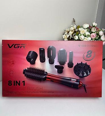 купить мокрый фен: Фен для волос VGR V-488 Professional Hot Air Brush - это универсальный — 2
