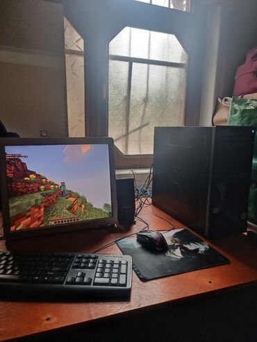 купить игровой компьютер бу: HP stolüstü kompüter komplekti Tərkibi: - HP sistem bloku (kompakt