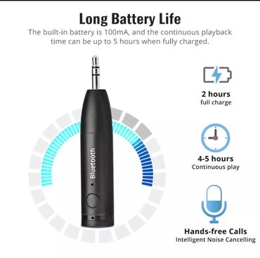 Pojačala i prijemnici: Bluetooth Aux Handsfre Receiver Tip interfejsa: 3,5 mm Veličina — 2