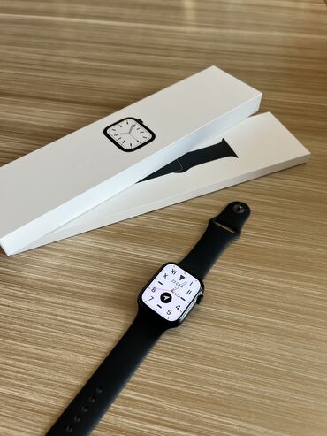 adaptor: Apple Watch 7 45MM Yeni kimidir. Az istifadə olunub. Heç bir problemi