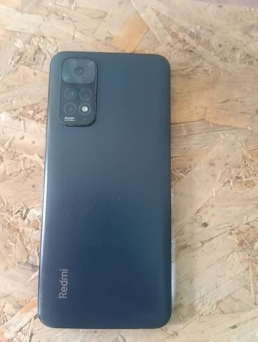 сломанные телефон: Redmi, Redmi Note 11, Колдонулган, 128 ГБ, түсү - Кара, 2 SIM