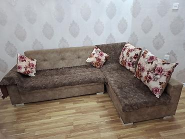 ev ucun stol: Künc divan, İşlənmiş, Açılan, Bazalı, Parça — 1