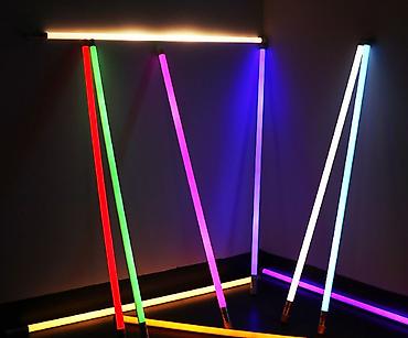 фотолампы: ﻿Светодиодная RGB LED трубка 0.9 м с пультом управления — портативная — 2