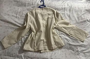 off white prsluk: Pencək, Zara, Cins, M — 3