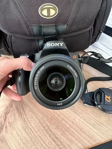 фотоаппарат зенит е: Sony Alpha 390 Fotoaparat cox istifafə edilmeyib. Tam işləkdir, heç