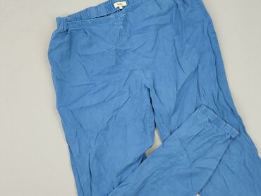 woskowane spodnie z wysokim stanem h m: Material trousers for women, size S (EU 36)