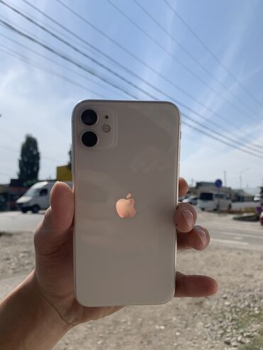 айфон 14 расрочка: IPhone 11, Жаңы, 64 ГБ, Ак, Каптама, 100 %