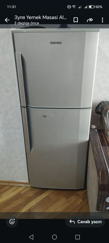 islenmis soyducular: İşlənmiş Hitachi Soyuducu Satılır, rəng - Boz