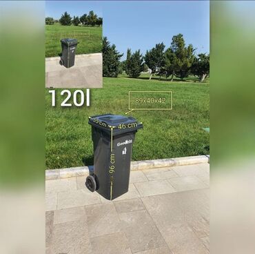 Tullantı qabları: Zibil qabi goodbin 1100 lt zibil qabi (tullanti qabi) 1100 lt Tekerli — 8