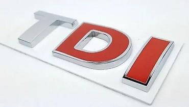 Auto delovi, gume i tjuning: Auto znak TDI. Samolepljiv znak oznaka TDI metalni, kvalitetan . ✨ — 1