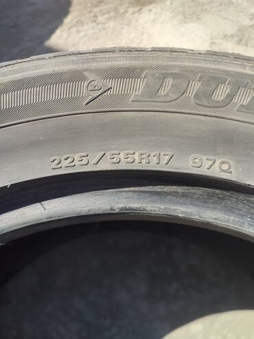 шины 12 20: Шины 225 / 55 / R 17, Б/у, 1 шт, Dunlop