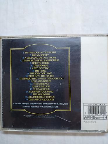 tonovi na bas gitari: CD muzika iz filma PIANO,kompozitor Michael Nyman — 3