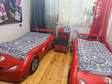 Uşaq otağı üçün “yarış avtomobili” mövzusunda mebel dəsti Tərkibi: -