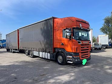 Тягач, Scania, 2005 г., Тентованный