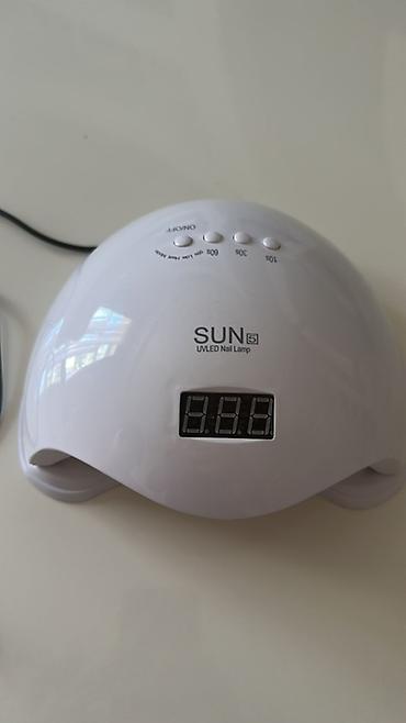 fiber optic internet modem: SUN 5 UV/LED dırnaq lampası - UV/LED texnologiyası: gel lak, builder — 1
